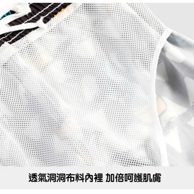【橘魔法】兒童卡通印花快乾沙灘褲 男童 女童 中童 大童 童裝 速乾 五分褲 短褲 海灘褲 褲子 海邊 戲水