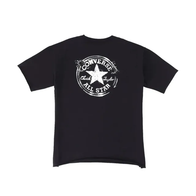 【CONVERSE】Retro Logo Tee 男款 黑色 運動 休閒  基本款上衣 圓領 短袖 UCJ689-023