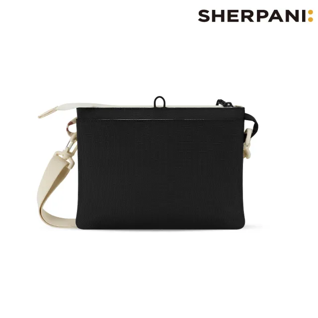 【Sherpani】雙11 Sherpani RFID 防潑水多功能斜背包 26I Zoom 1L｜印花米色 (RFID屏蔽 撥水)