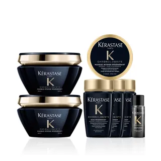 【KERASTASE 巴黎卡詩】黑鑽極萃逆時髮膜200ml雙入組(卡詩髮膜/護髮/修護)