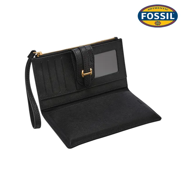 【FOSSIL】Emery 真皮多功能長夾 (兩色可選)