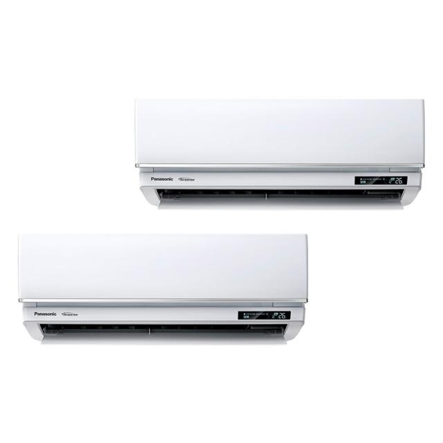 【Panasonic 國際牌】2-3坪+4-5坪一對二變頻冷暖分離式冷氣(CU-2J52FHA2/CS-UX22FA2+CS-UX36FA2)