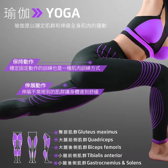 【A-MYZONE】女款健身 無痕包覆 顯瘦速乾多功能室內運動長褲(壓力褲/瑜珈褲/束褲/健身褲/內搭褲)