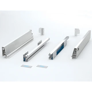 【MIDUOLI 米多里】RK145G 碳鋼烤銀灰 JAS 緩衝鋁抽