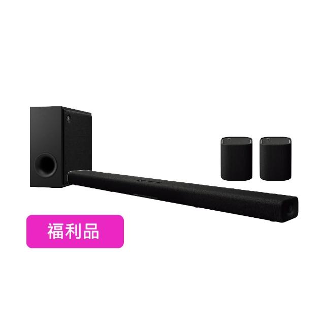 【Yamaha 山葉音樂】家庭劇院 聲霸 Soundbar 含後環繞 重低音 SR-X40A + SUB 100A + WS-X1A (福利品)