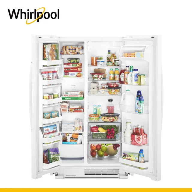 【Whirlpool 惠而浦】家電快配740L大容量定頻對開雙門冰箱(WRS315SNHW)