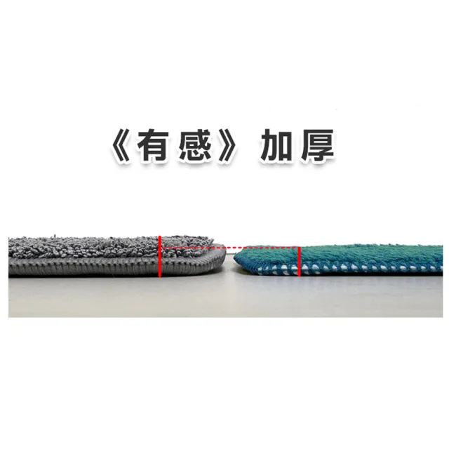 【VICTORY】超細纖維靜電拖把2代強化升級-替換布4片(台灣製 吸水 吸附灰塵 除塵拖把 乾濕兩用)