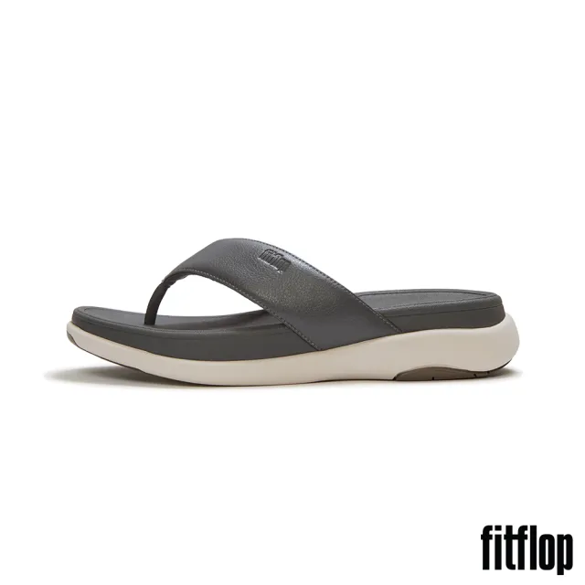 【FitFlop】F-MODE GO MENS夾腳涼鞋 -男(炭灰色)