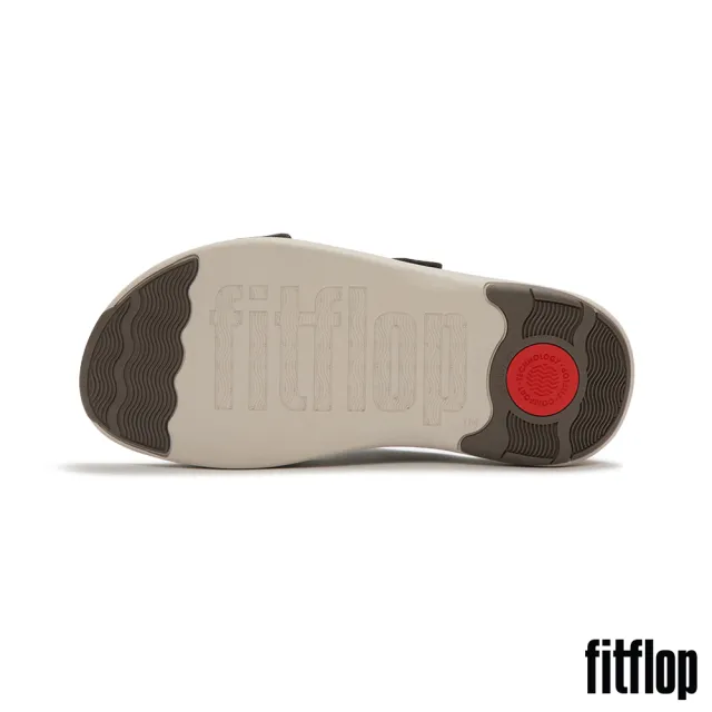 【FitFlop】F-MODE GO MENS可調式雙帶涼鞋 -男(炭灰色)