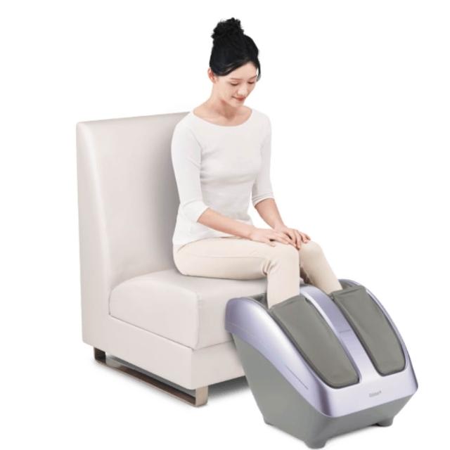【OSIM】暖足樂Sync OS-3233_黑色/微光紫(腳底按摩/腿部按摩/美腿機/小腿按摩)
