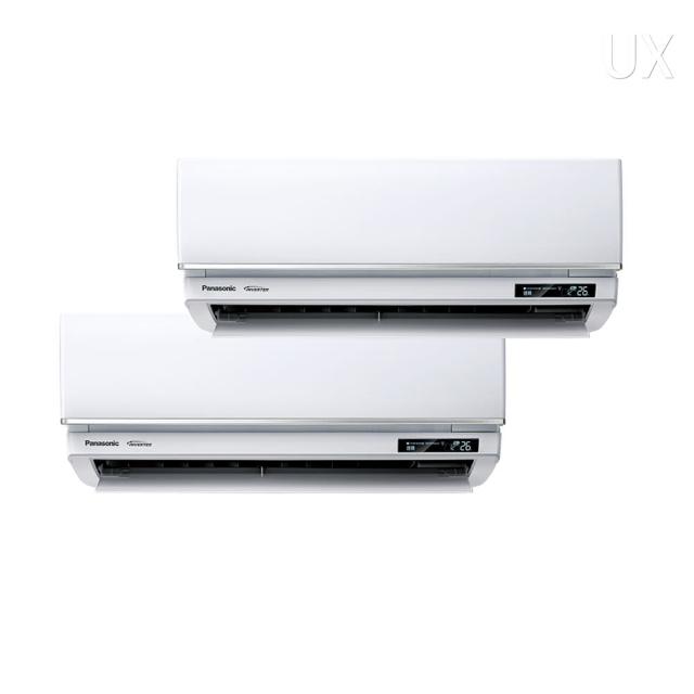 【Panasonic 國際牌】3-4坪+7-8坪一對二變頻冷暖分離式冷氣空調(CU-2J71BHA2/CS-UX28FA2+CS-UX50FA2)