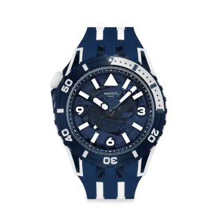 【SWATCH】SCUBAQUA 午夜藍 SEA WASP SSCU09N100 (51.5mm)