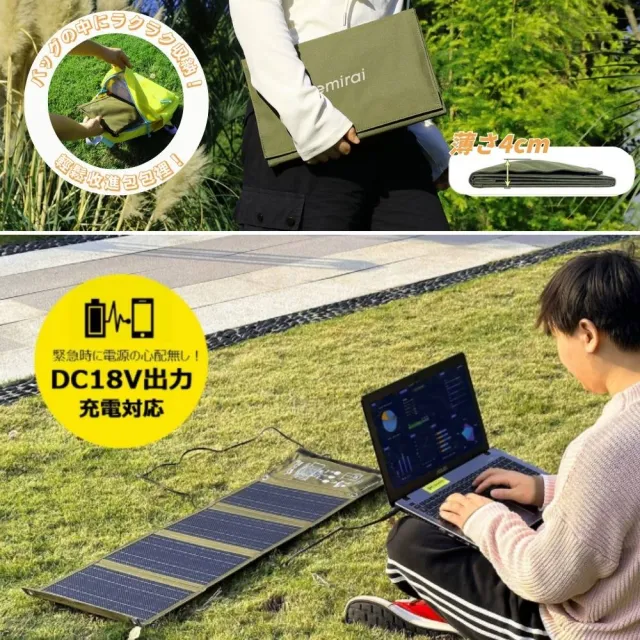 【MIRENEX】防災電力組｜200W儲能小瓦力PRO+40W高機動太陽能板+小瓦力專屬收納袋｜再贈五合一求生手環