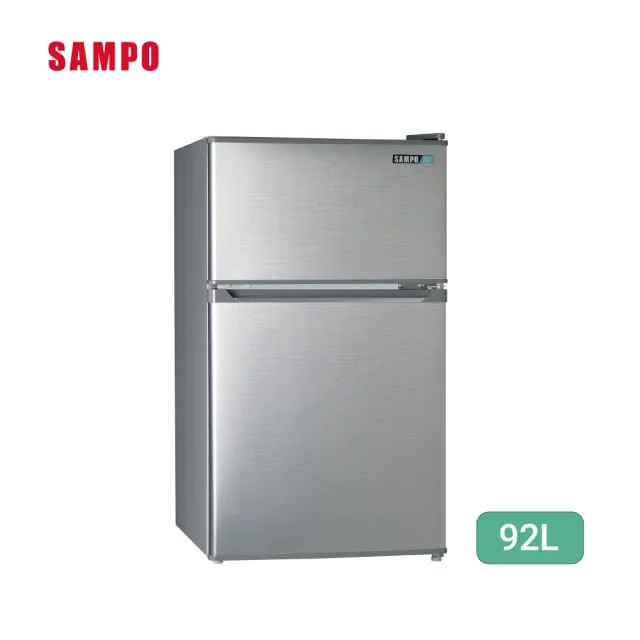 【SAMPO 聲寶】《家電快配》92公升定頻一級獨享系列雙門小冰箱(SR-C09G)