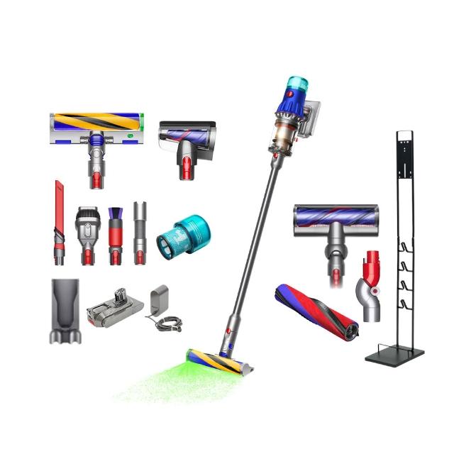 【dyson 戴森】V12 Detect Slim Fluffy SV46 強勁輕量智慧無線吸塵器 光學偵測(升級HEPA過濾)