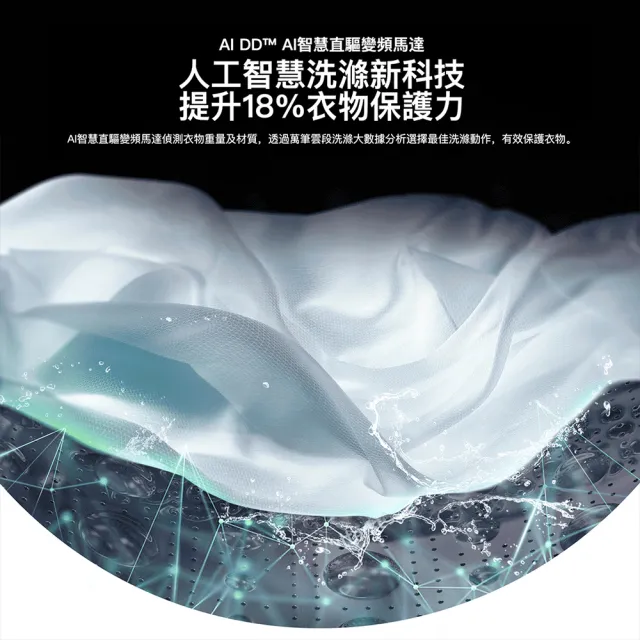 【LG 樂金】家電快配13公斤◆WiFi蒸洗脫烘變頻滾筒洗衣機◆冰磁白(WD-S13VDW)