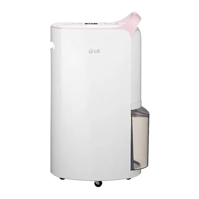 【LG 樂金】PuriCare 一級能效 16公升雙變頻除濕機 WiFi遠控(MD161QPE0/粉紅)