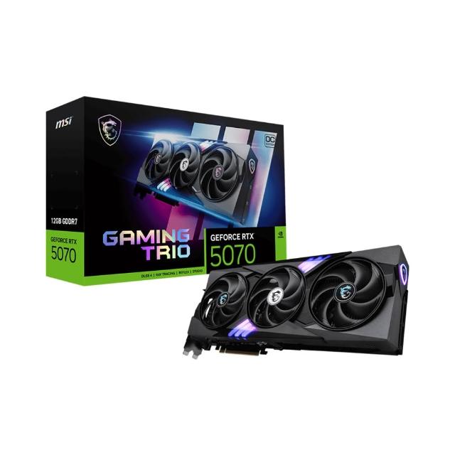 【MSI 微星】RTX 5070 12G GAMING TRIO OC顯示卡