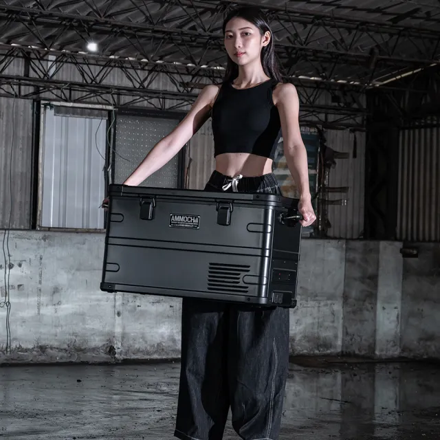 【BARRACK09】AMMOCHILL雙槽雙溫控車載行動冰箱 35L 兩色(露營冰箱 戶外冰箱 移動式冰箱)