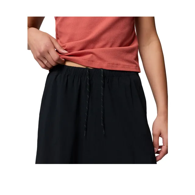 【Columbia 哥倫比亞】女款-涼感長裙-Chill Creek™ Long Woven Skirt-黑色(UAL54000BK/KS)