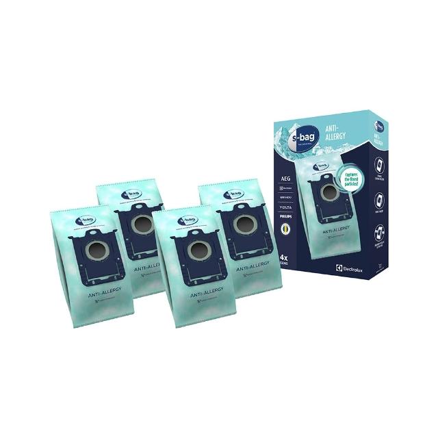 【Electrolux 伊萊克斯】s-bag®抗敏型集塵袋 (E206S) 三入組