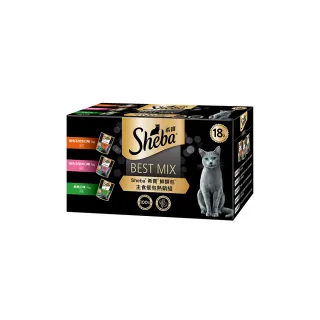 【Sheba】鮮饌包主食 綜合口味 70g*72入 網路獨家組(寵物/貓罐頭/貓食)