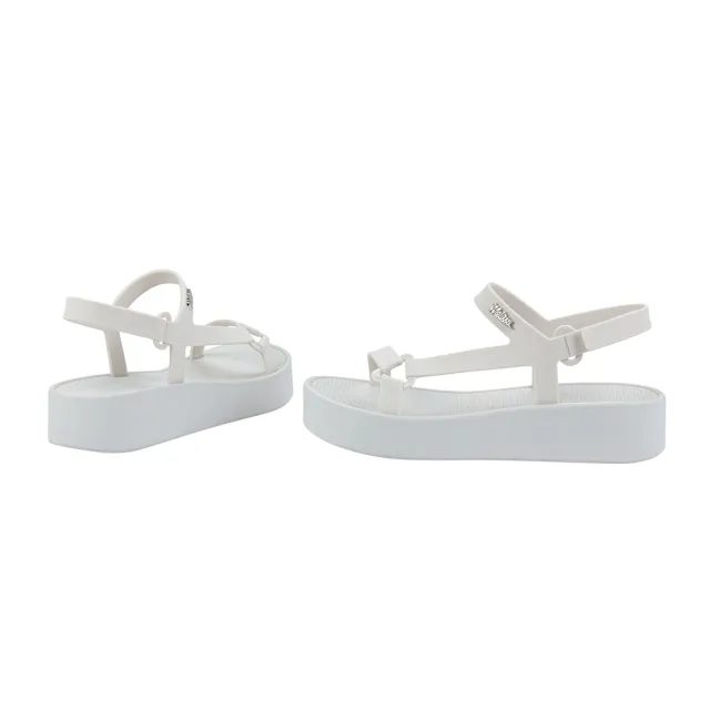 【Melissa】三角扣環工字涼鞋(白色)