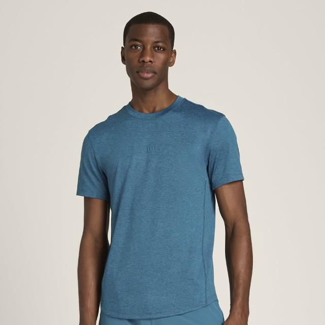 【WILSON】Everyday Performance Tee 男款 服飾 短袖T恤 藍色 WM00011U050002