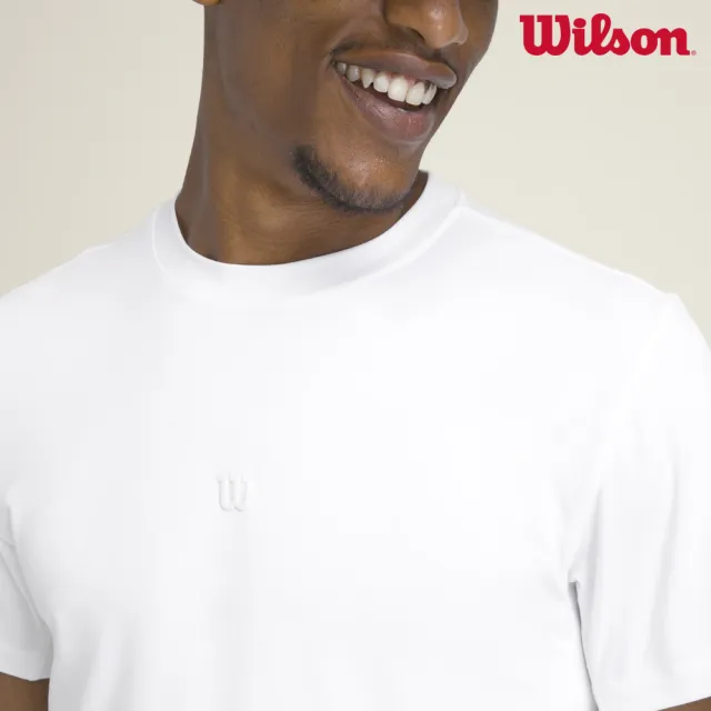 【WILSON】Everyday Performance Tee 男款 服飾 短袖T恤 白色 WM00011531WTA