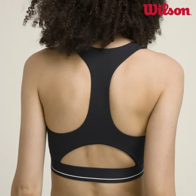 【WILSON】Doubles Racerback Bra 女款 服飾 運動內衣 黑色 WW00386411BKA