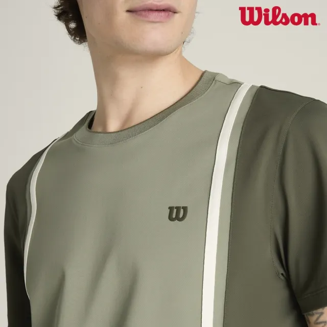 【WILSON】Emerson Tee 男款 服飾 短袖T恤 綠色 WN00019E014001