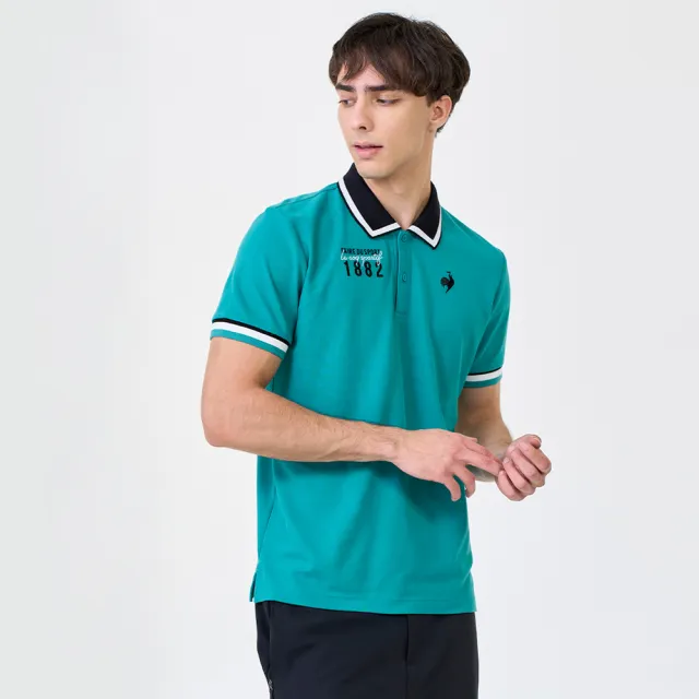 【LE COQ SPORTIF 公雞】吸濕排汗短袖POLO衫 男女款 5色 LWX21341_LWX22341