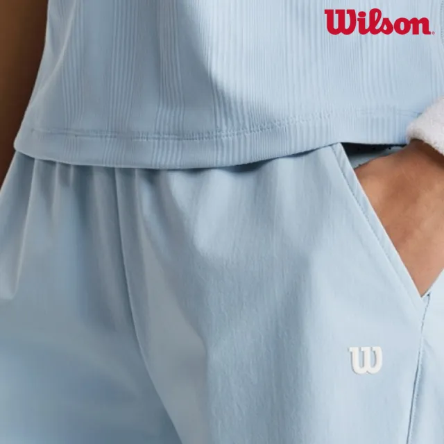 【WILSON】Double Air Short 女款 服飾 短褲 暮藍色 WE00143U016001