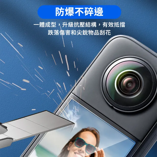 【HH】Insta360 X5/X4 -3D曲面-鋼化玻璃保護貼 (GPN-IT360-X5)