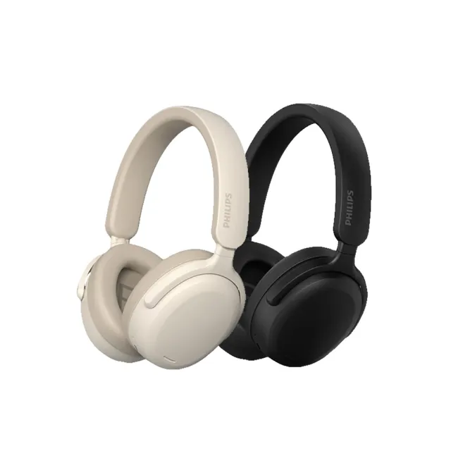 【Philips 飛利浦】TAH2500 AI mic 動態低音ANC降噪藍牙6.0耳罩耳機