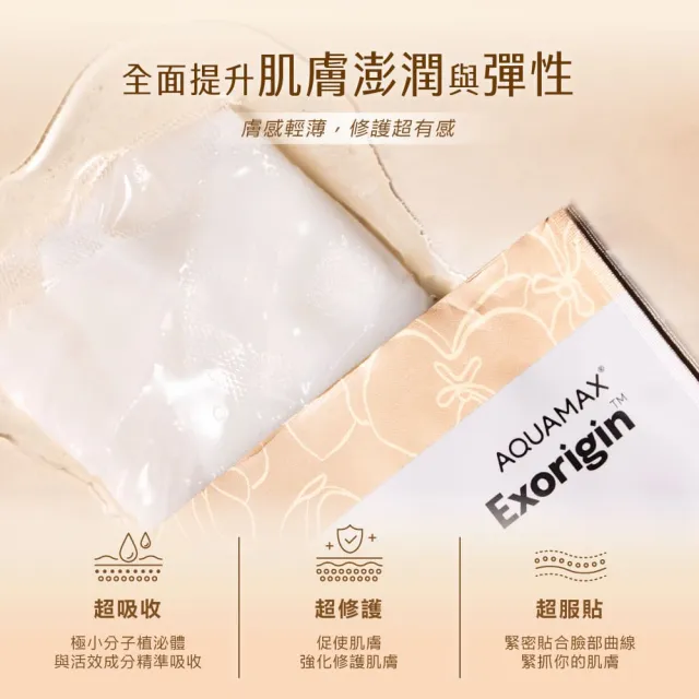 【AQUAMAX 奧科美氏】植泌體精準保養明星面膜組21片/盒(密集修護/撫平細紋/補水美白/舒緩鎮定/油水平衡)