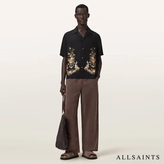 【ALLSAINTS】PARSONS 印花短袖襯衫 M107SE(箱形版型)