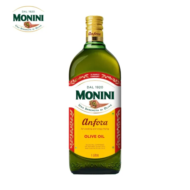 【Monini】莫尼尼純橄欖油1000ml(100%純橄欖油)