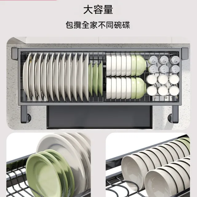 巨匠-廚房碗碟瀝水架 碗架收納雙層75*82cm 多功能置物架 洗碗水池放盤架子 - momo購物網 - 好評推薦 -2026年5月