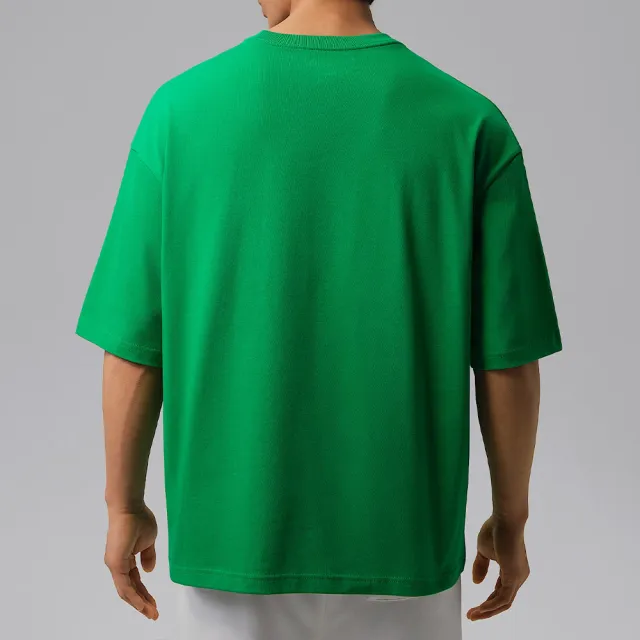 【NIKE 耐吉】As M J Flt Gfx Ovsz Ss Crew 短袖 男款 綠色 寬鬆 棉T IF3134-310