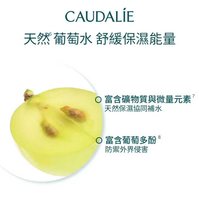 【CAUDALIE 歐緹麗】有機葡萄籽水保濕噴霧 200ml(新品包裝)
