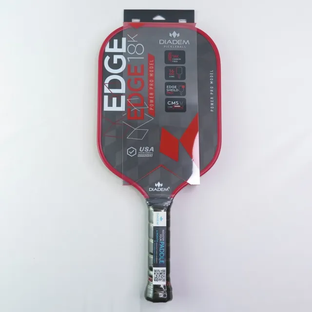 DIADEM Edge 18K 匹克球拍 頂級碳纖維拍面 握把加長 USAPA認證(PP10089)