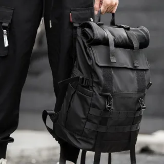 【KEDDY】雙11 輕便雙肩包-多功能登山包-男生旅行背包-大容量雙肩包-17吋電腦包-可擴展後背包-登山旅行包