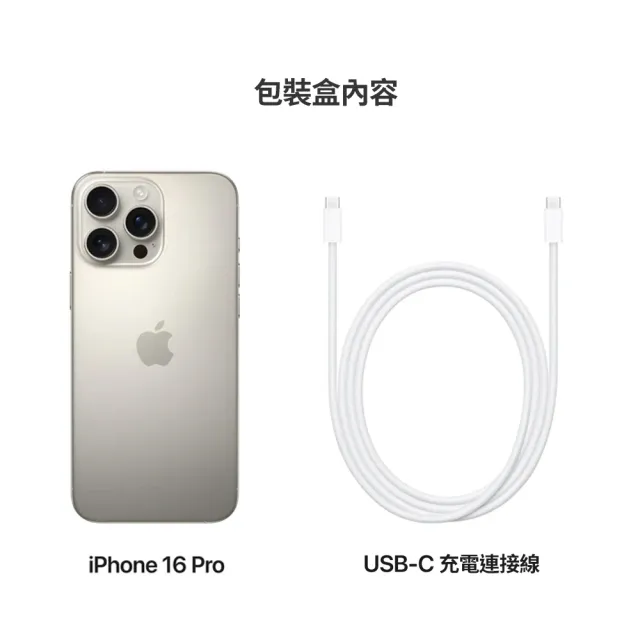 【Apple】A級福利品 iPhone 16 Pro 256G 6.3吋(原廠展示機+100%電池)送20W快充頭+磁吸殼