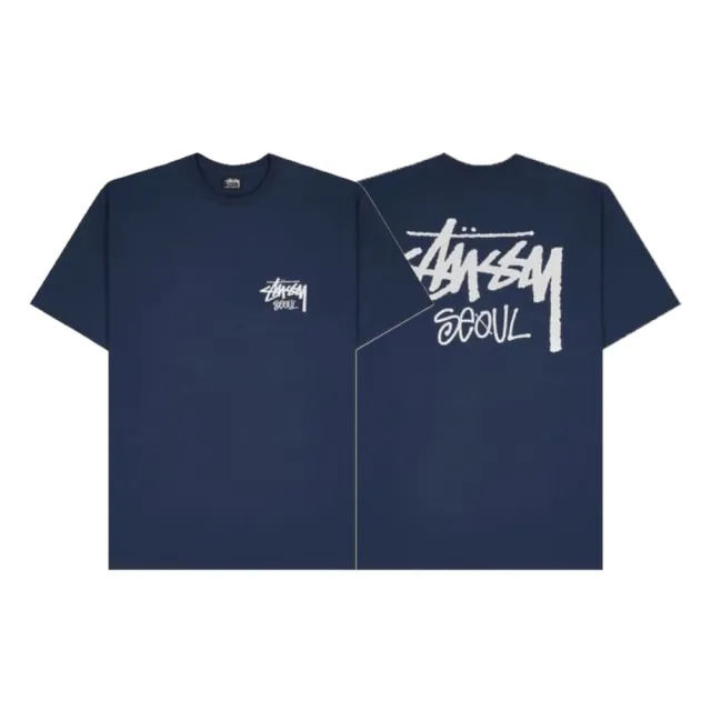 【STUSSY】Stock Seoul T-Shirt 短T 白/黑/海軍藍 3903980