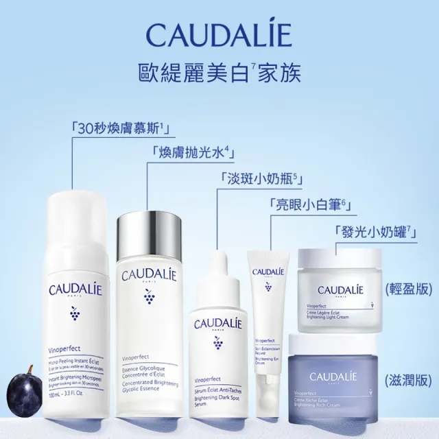 【CAUDALIE 歐緹麗】葡萄蔓抗黑眼圈眼霜 15ml(黑眼圈淡化/咖啡因/平滑眼周)