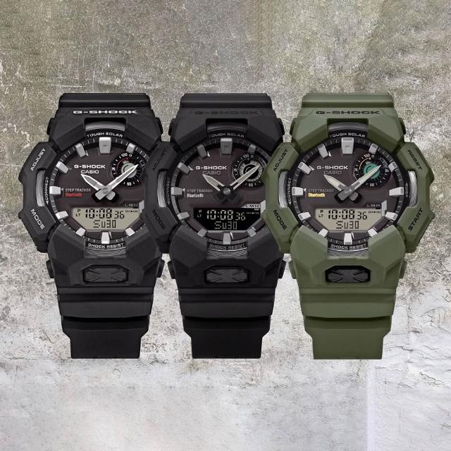 【CASIO 卡西歐】G-SHOCK 太陽能藍芽連線大錶徑運動錶-3款可選 情人節 送禮(GA-B010系列)