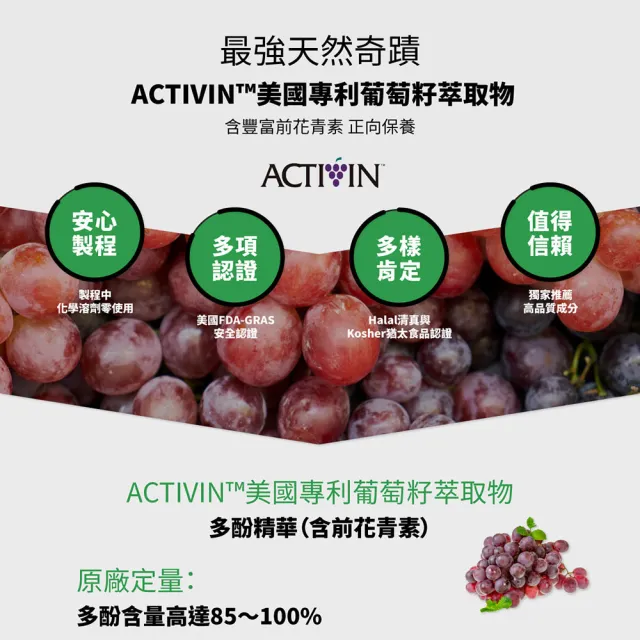 【YM BIOMED 陽明生醫】一家人好視利x2盒組(30粒/盒 葉黃素 游離型 蝦紅素 葡萄籽萃取)