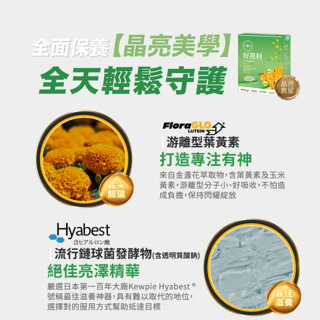 【YM BIOMED 陽明生醫】一家人好視利x2盒組(30粒/盒 葉黃素 游離型 蝦紅素 葡萄籽萃取)