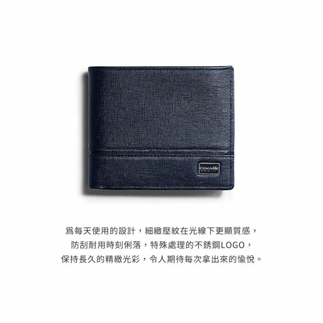【Crocodile】男生短夾 9卡拉鍊零錢袋 中翻子夾 Oxford 2.0系列-0103-12102-鱷魚皮件